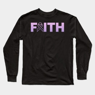 Faith Crohn’s and Colitis Awareness Merchandise Long Sleeve T-Shirt